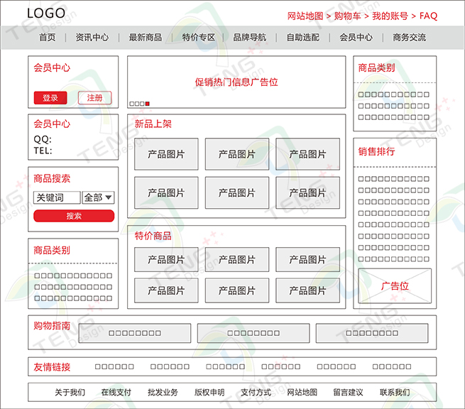 网站结构(仅供参考)